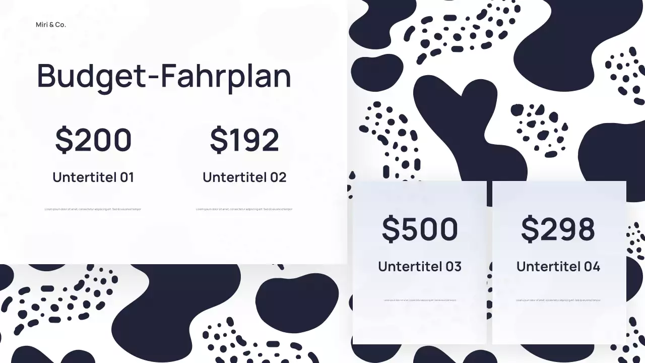 Black Abstract Business Präsentation