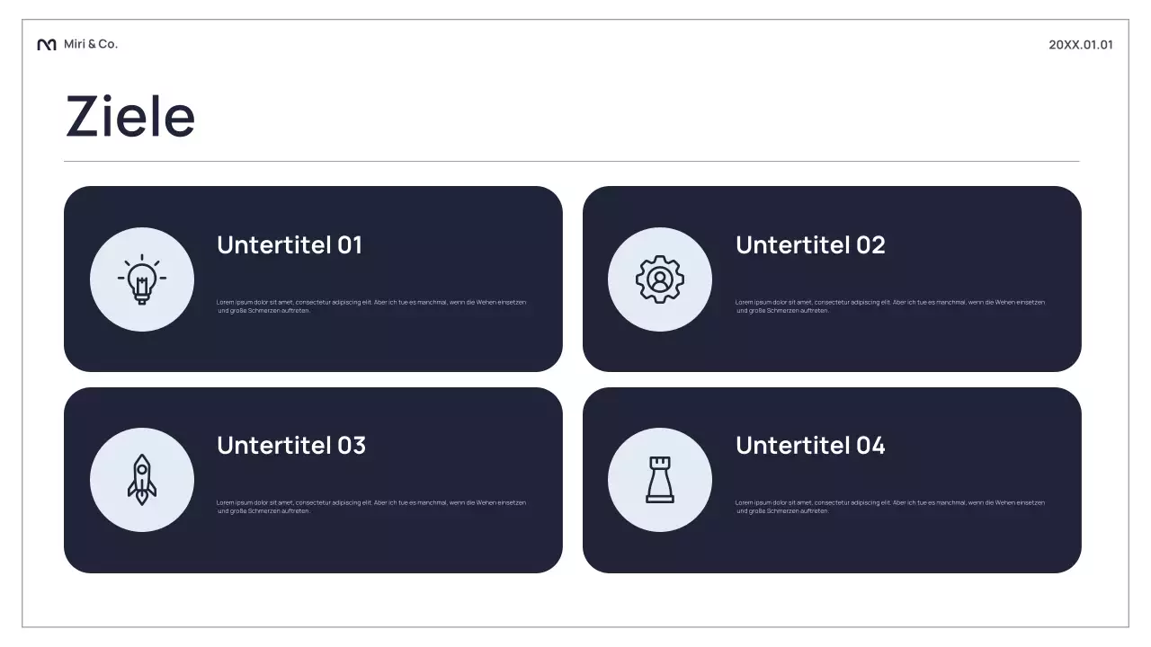 Black Abstract Business Präsentation