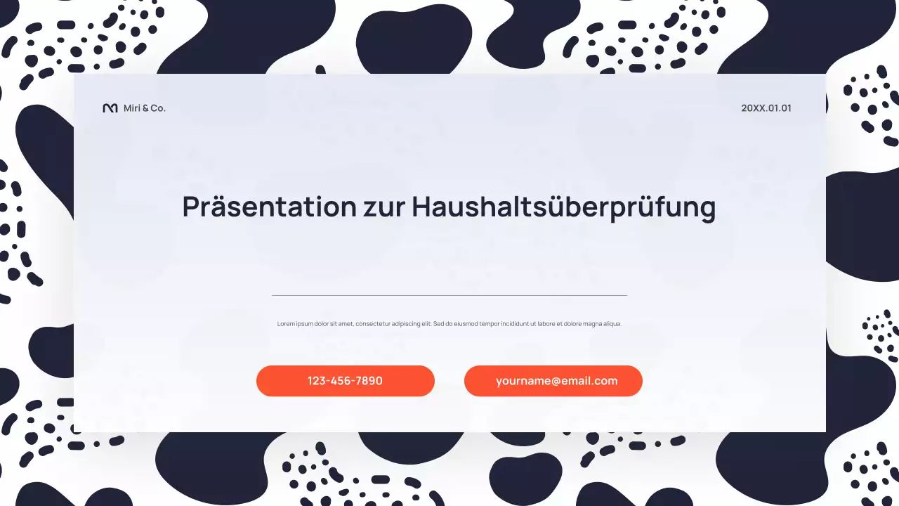 Black Abstract Business Präsentation