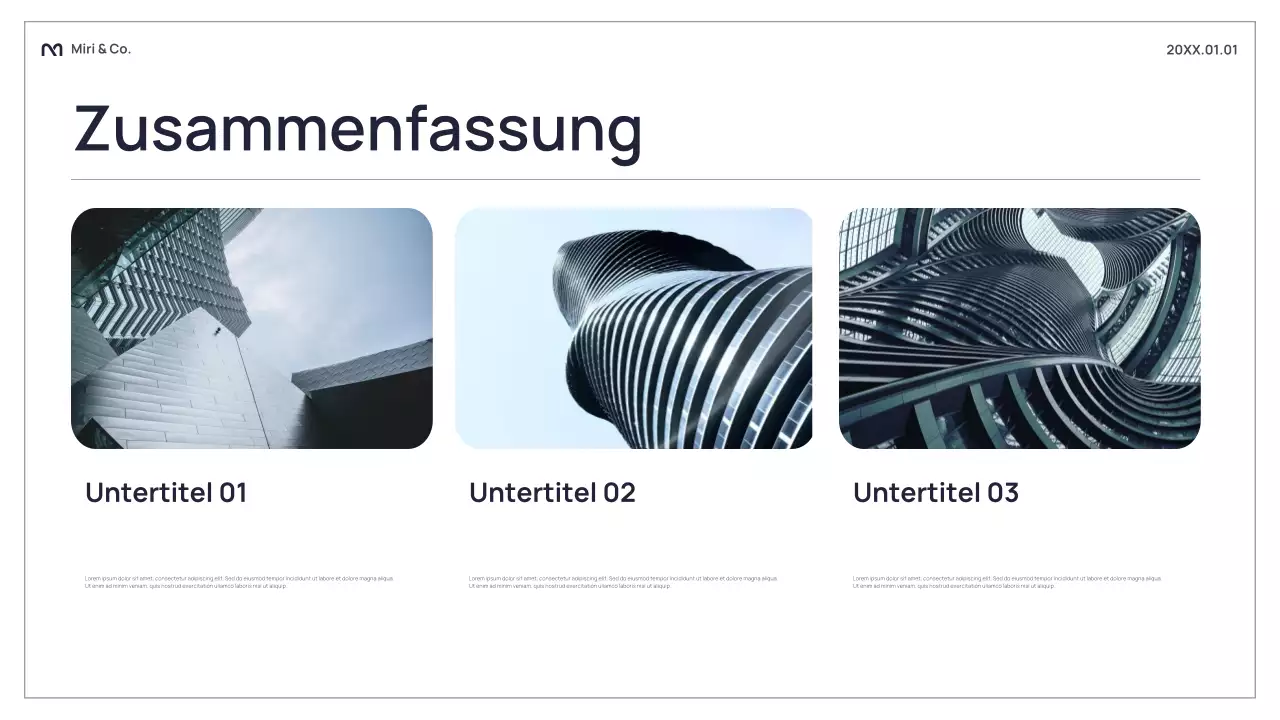 Black Abstract Business Präsentation