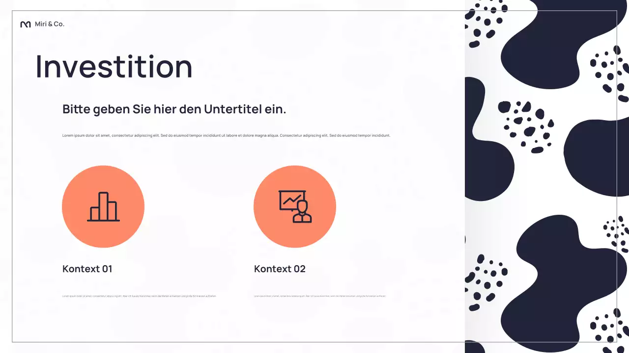 Black Abstract Business Präsentation