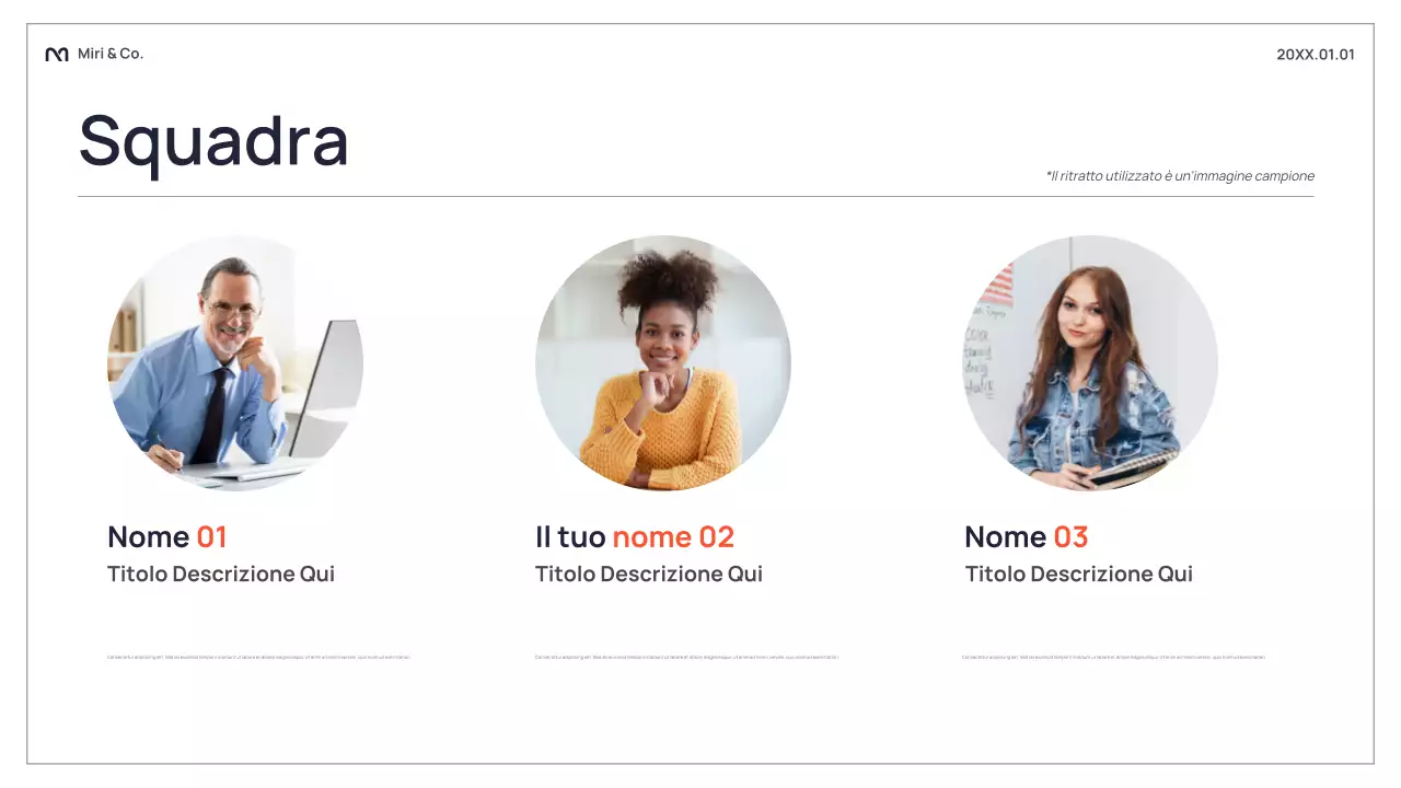 Presentazione aziendale astratta nera