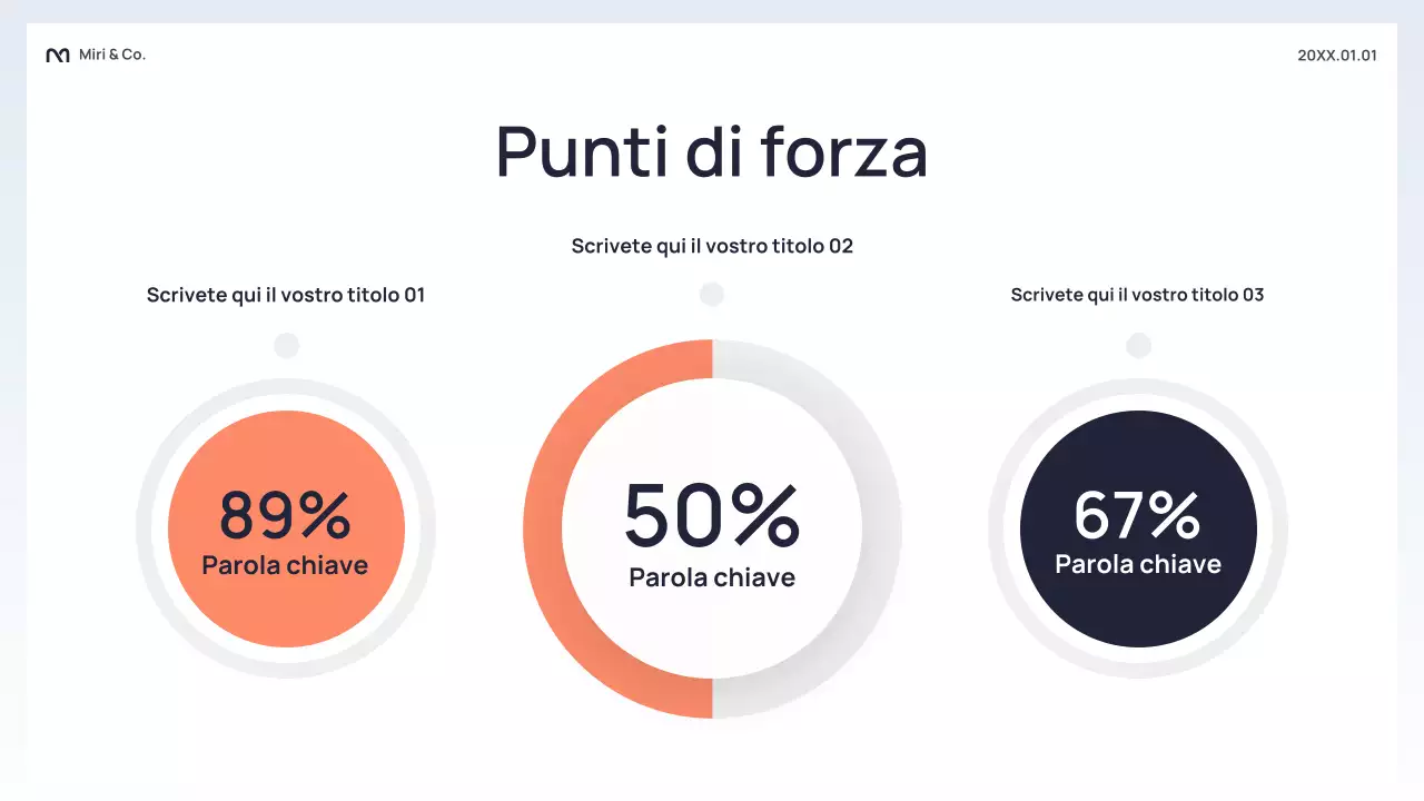 Presentazione aziendale astratta nera