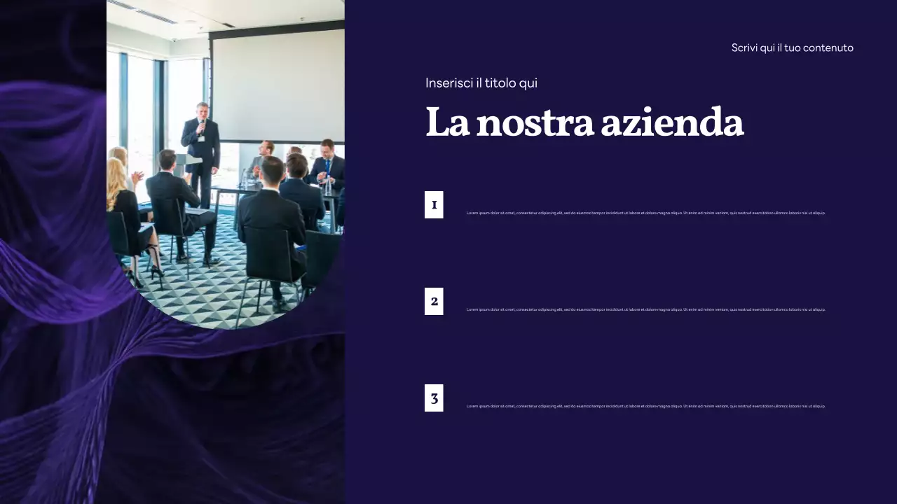 Promozione IT moderna viola