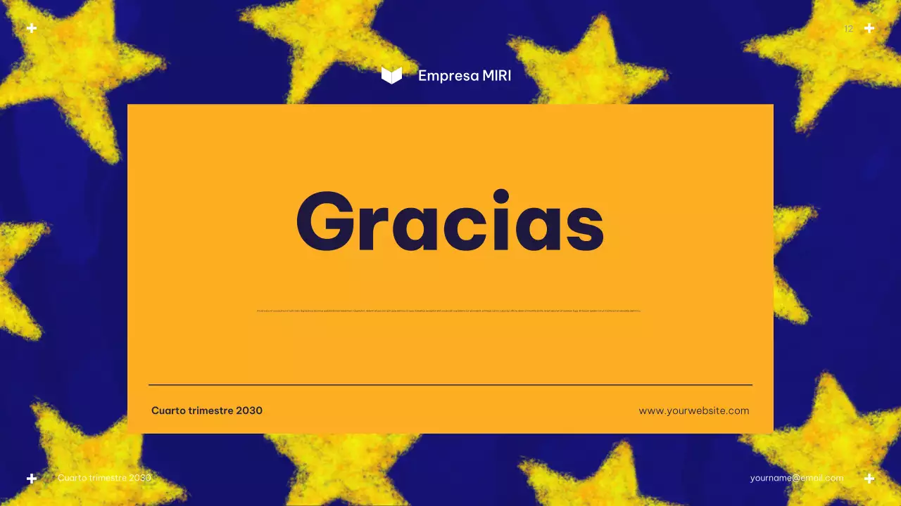 Presentación del presupuesto Blue Modern