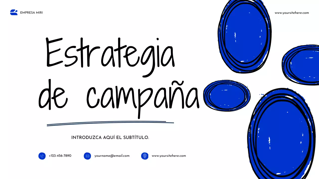 Documento de Estrategia Abstracta Azul