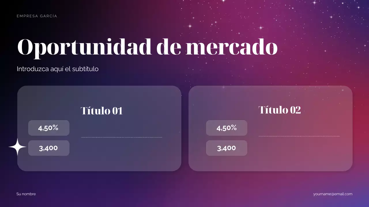 Propuesta de marketing de Purple Cosmic