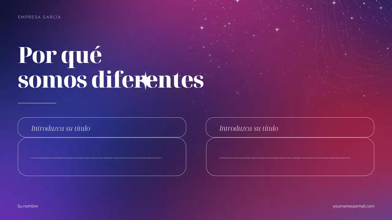 Propuesta de marketing de Purple Cosmic