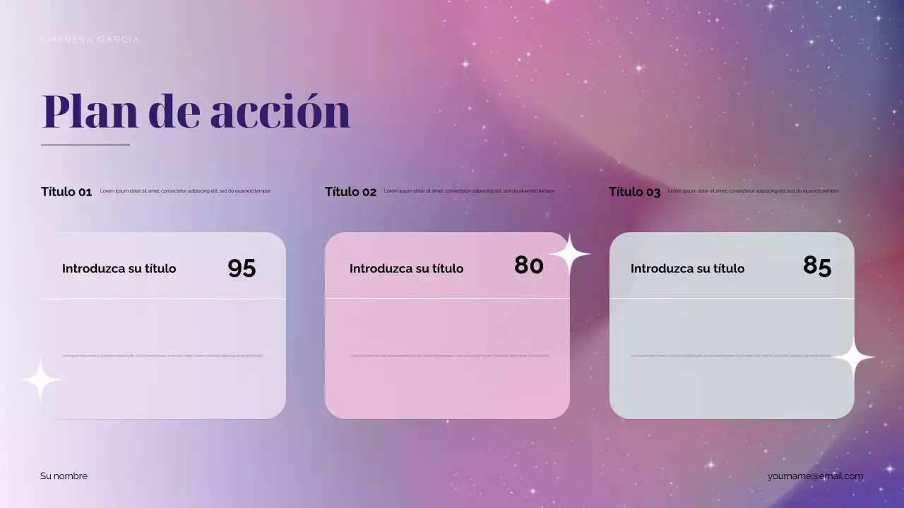 Propuesta de marketing de Purple Cosmic