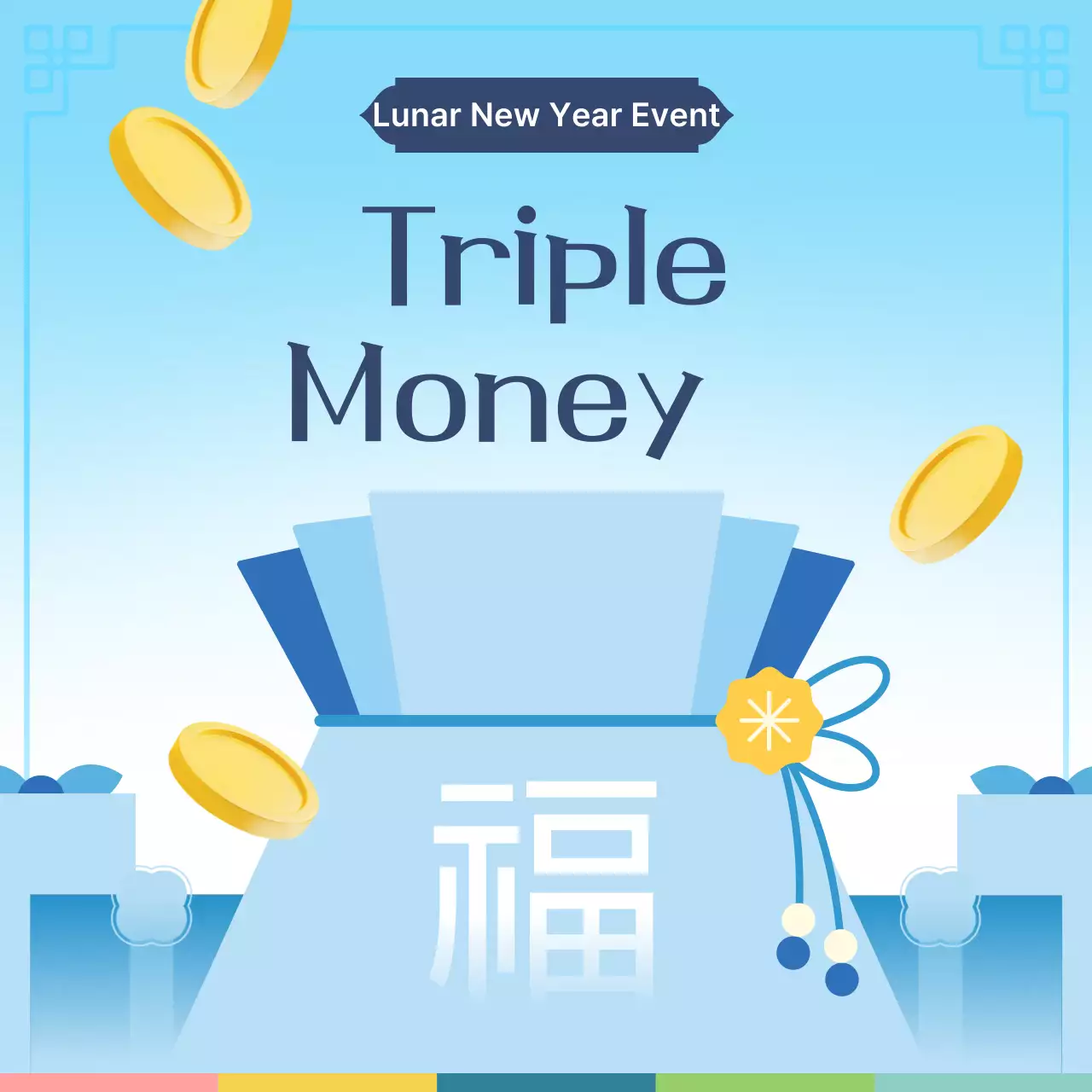 Sự kiện Tết Nguyên Đán Hàn Quốc màu xanh da trời