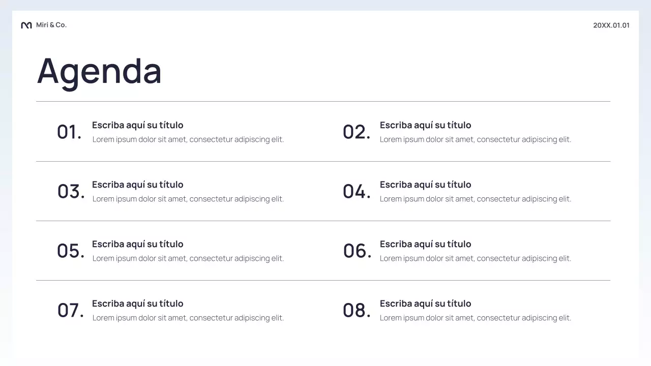 Presentación comercial abstracta en negro