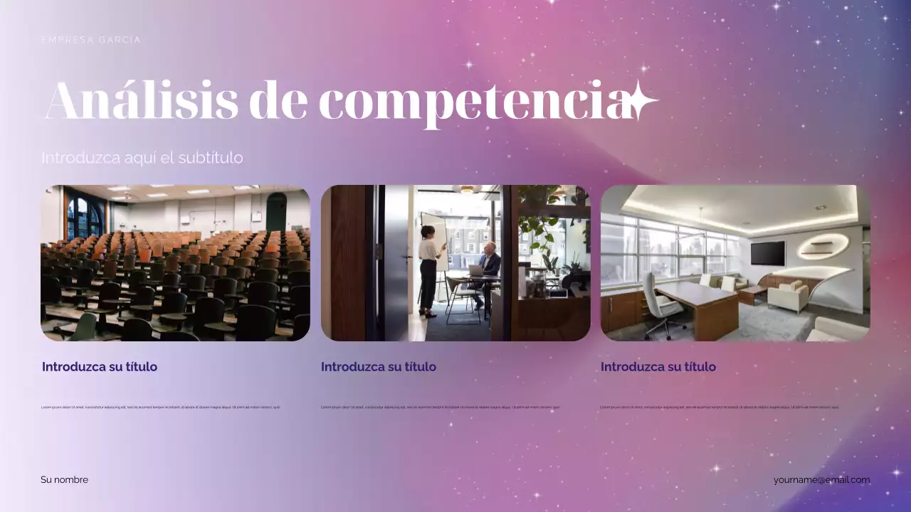 Propuesta de marketing de Purple Cosmic