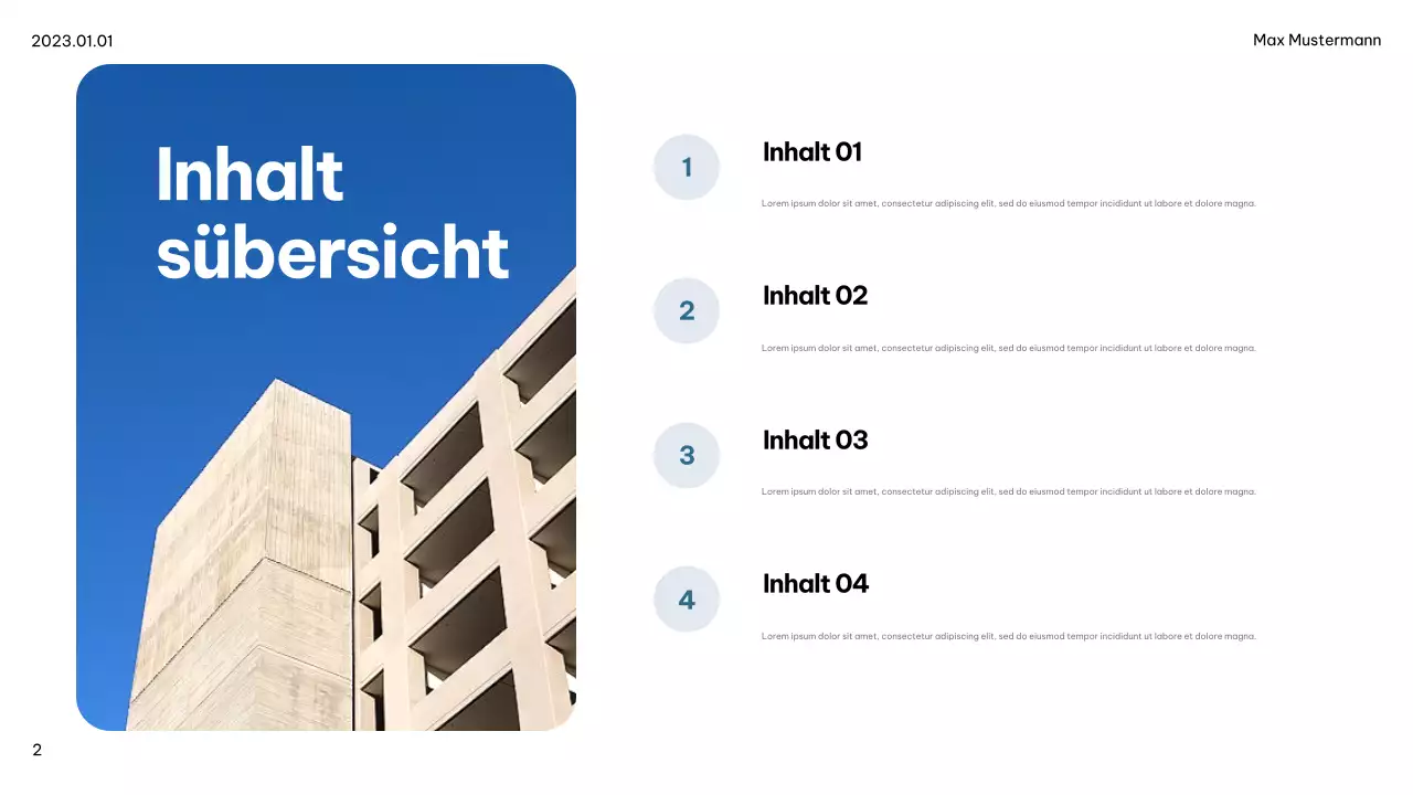 Blue Modern IT Ankündigung