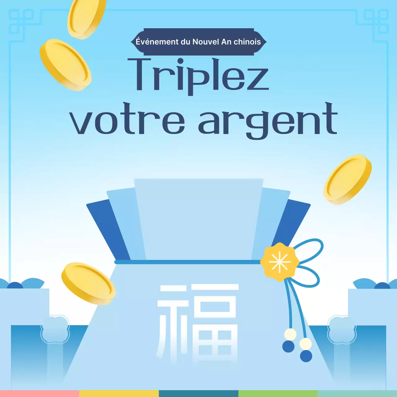Événement bleu clair pour le Nouvel An lunaire coréen