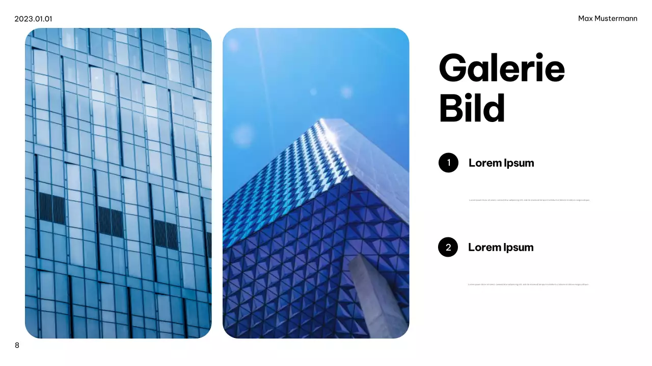 Blue Modern IT Ankündigung