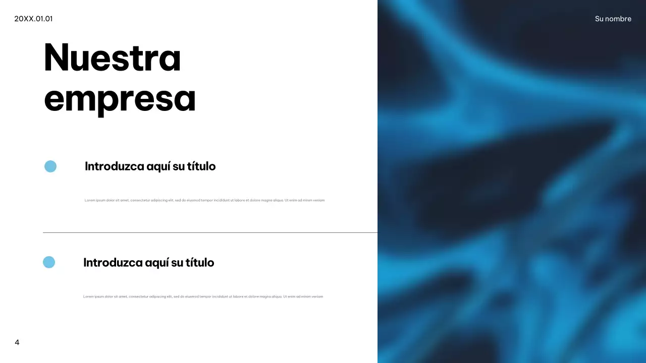 Anuncio de Blue Modern IT