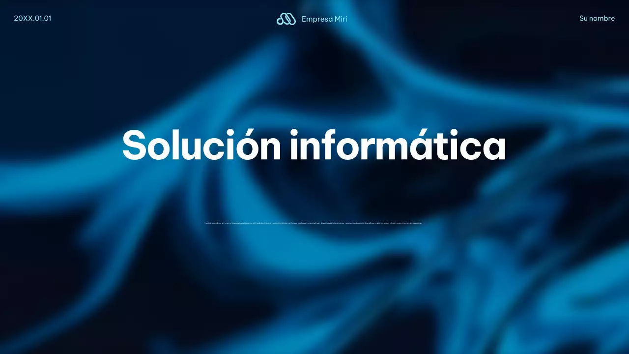 Anuncio de Blue Modern IT