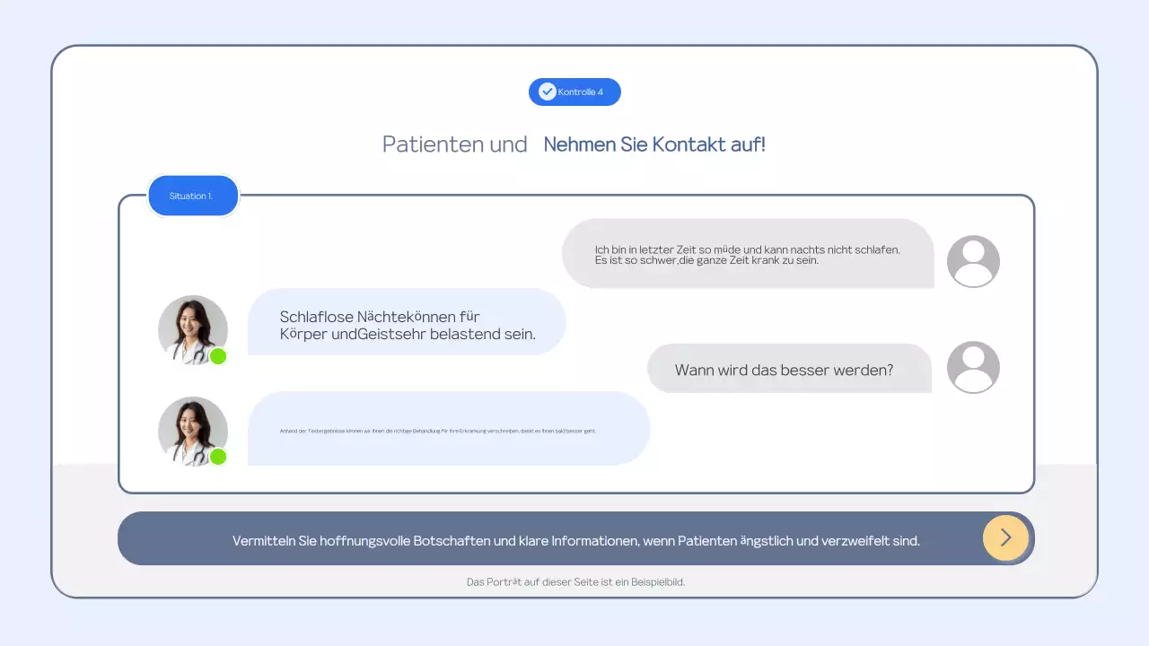Hellblaue saubere Schulungsunterlagen