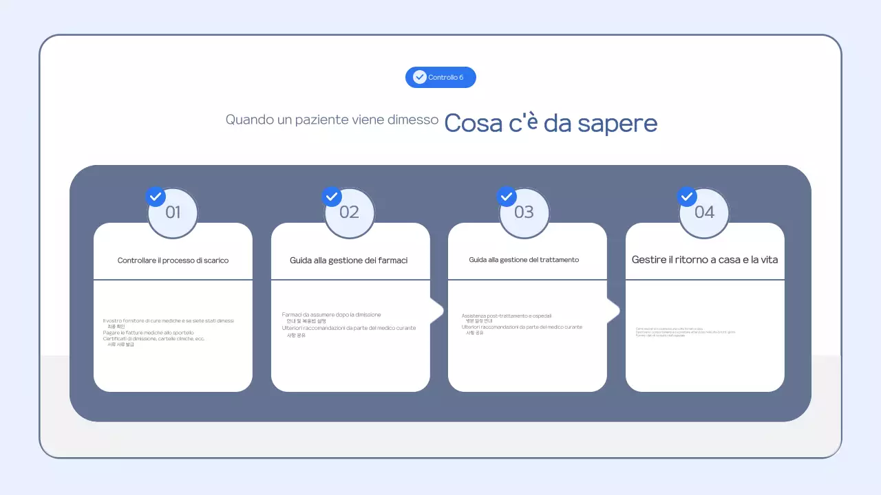 Materiale didattico pulito di colore azzurro