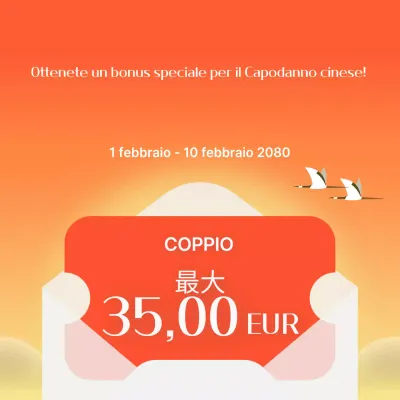 Arancione Semplice Saldi di Capodanno Lunare