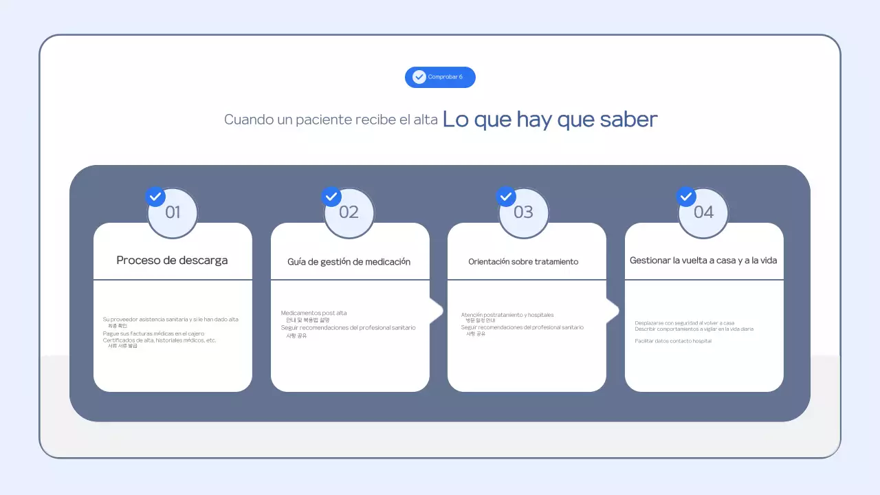 Material de formación limpio de color azul claro