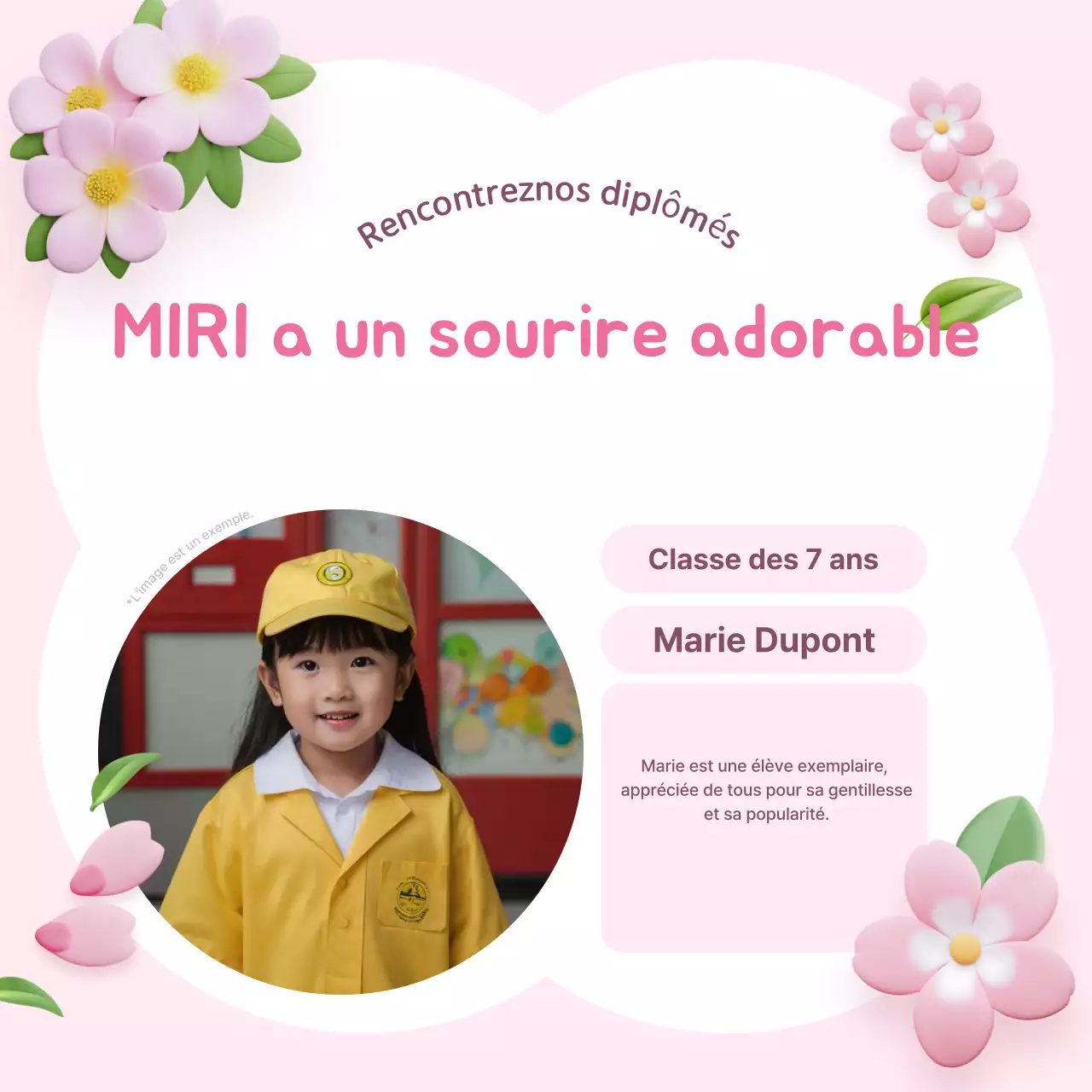 Rencontrez nos anciens élèves roses