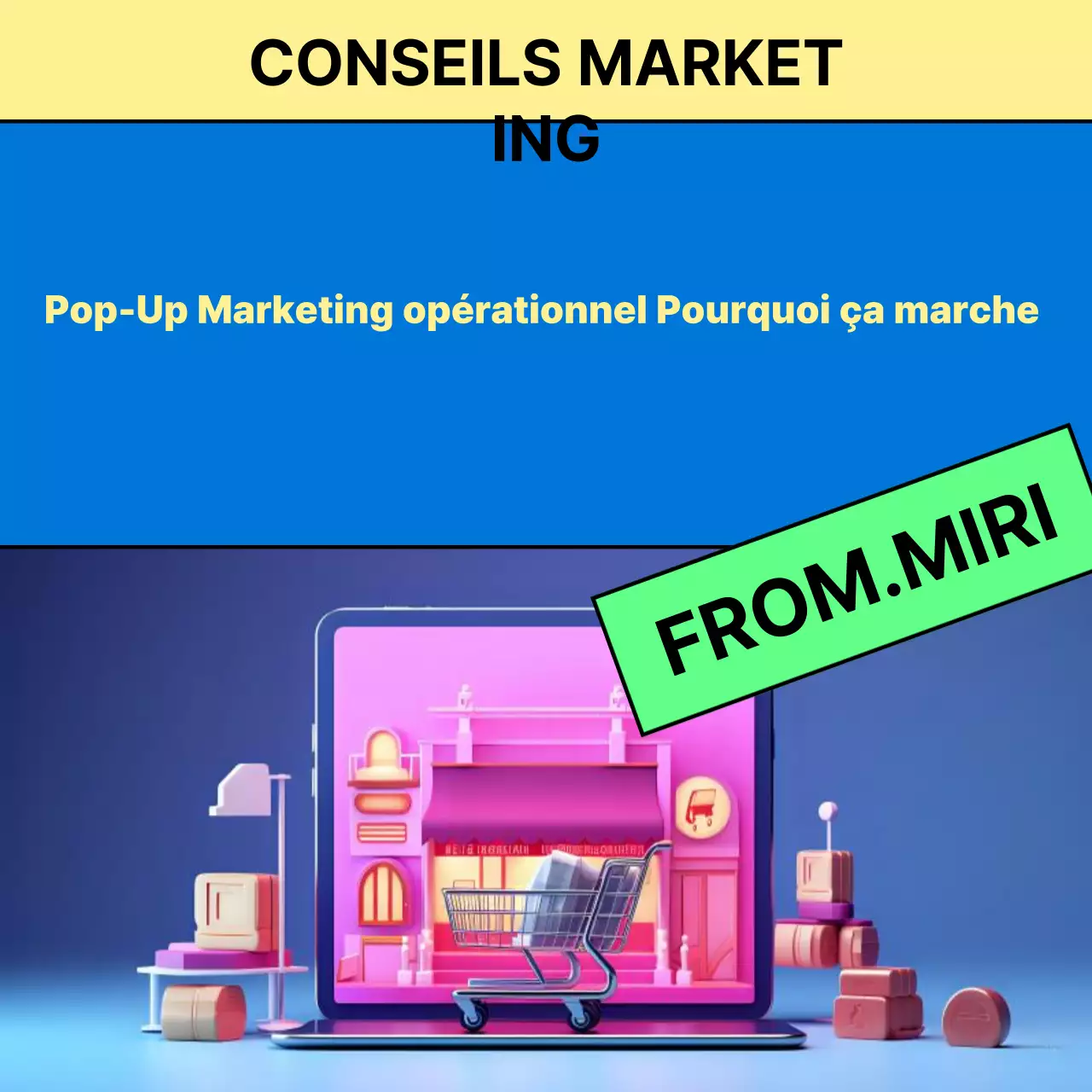 Promouvoir Blue Conseils de marketing modernes