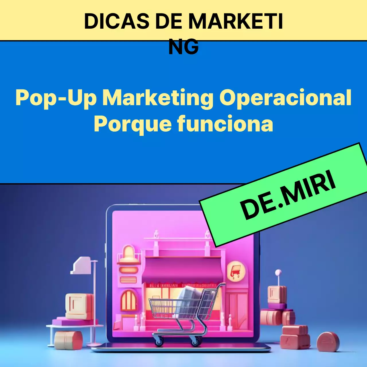 Promote Blue Dicas de marketing moderno