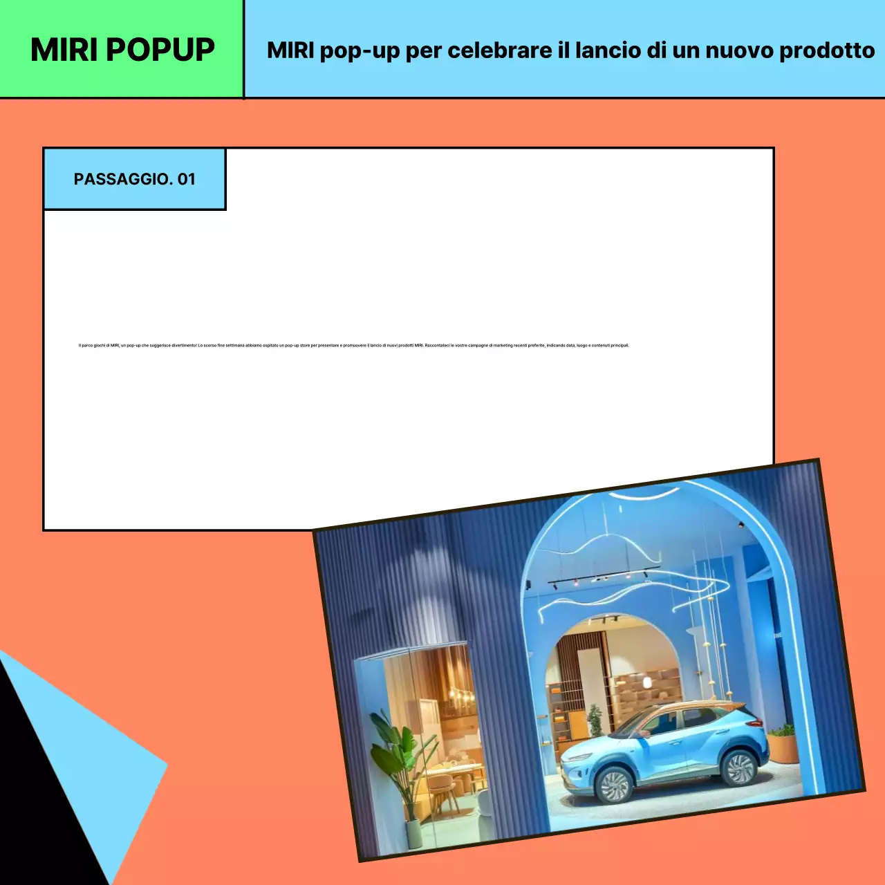 Promuovere il blu Suggerimenti di marketing moderno