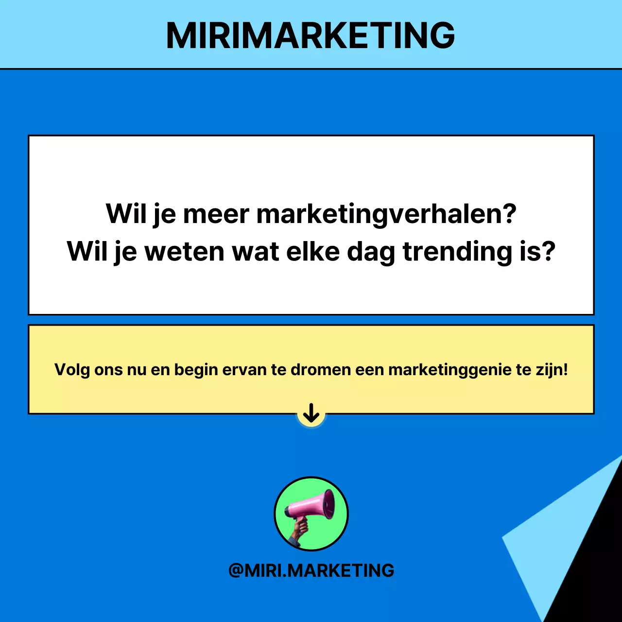 Promoot Blauw Moderne Marketingtips