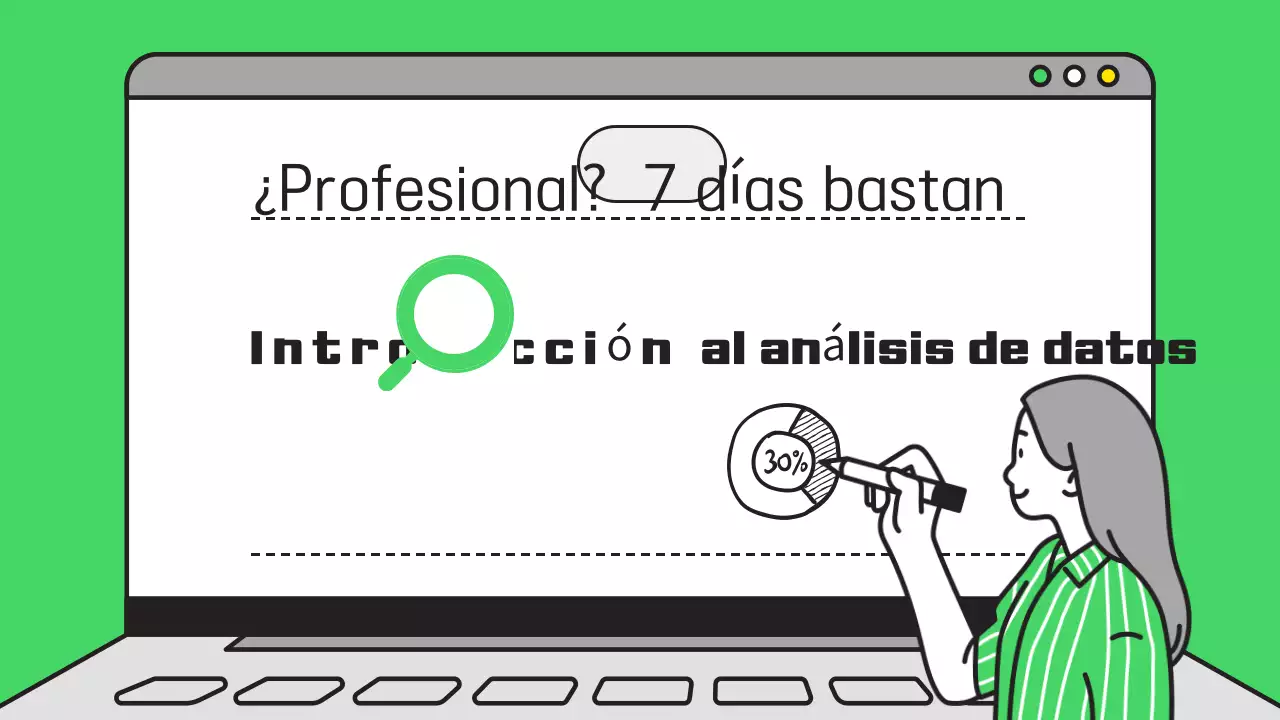 Anuncio educativo minimalista abstracto