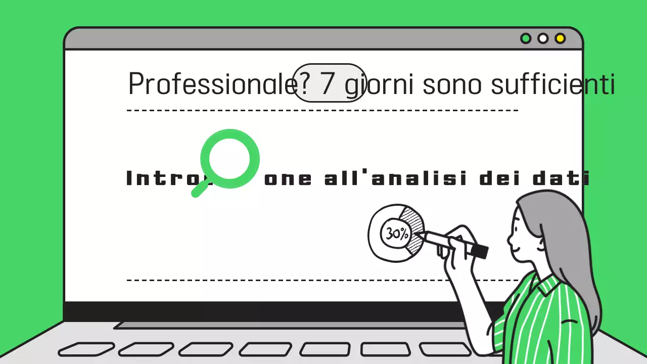 Pubblicità didattica astratta e minimalista