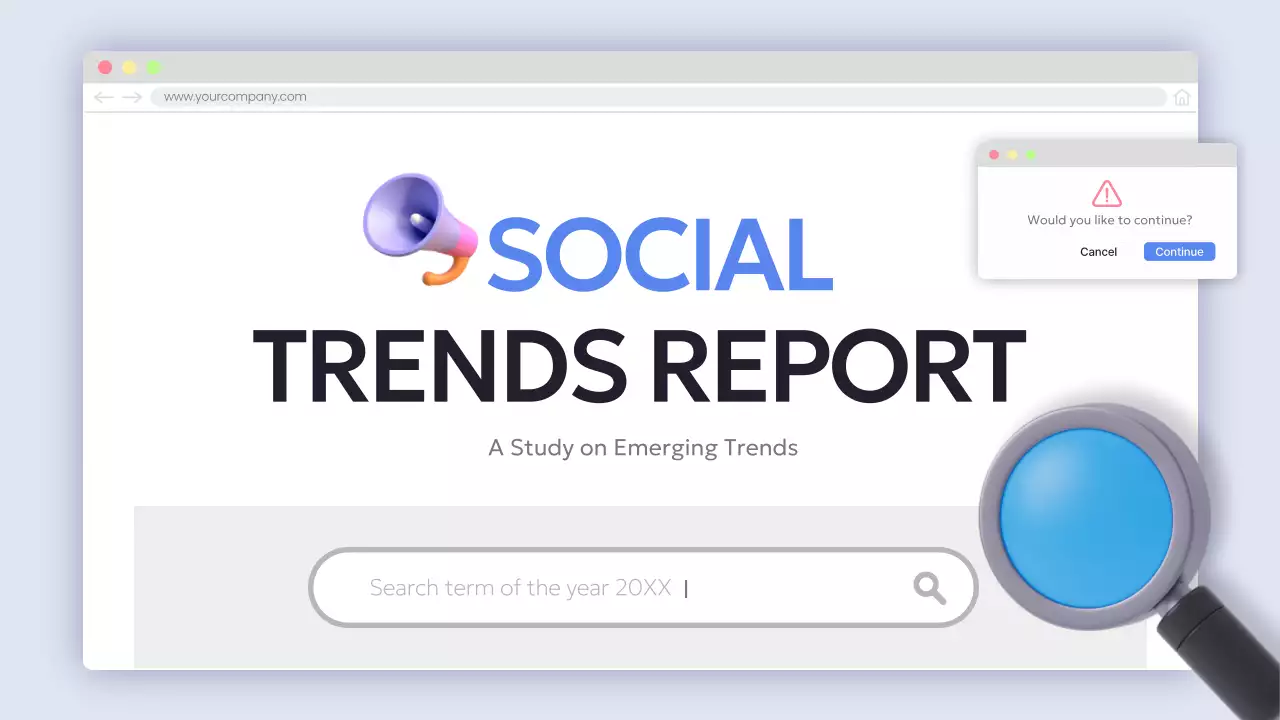 Cung cấp thông tin báo cáo hiện đại màu xanh