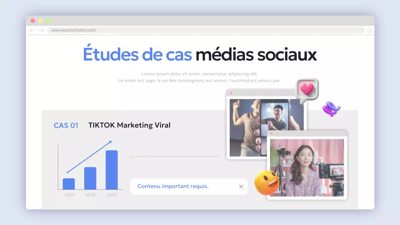 Fournir des informations sur le rapport "Blue Modern