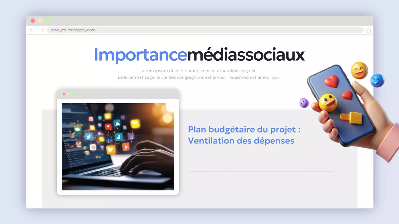 Fournir des informations sur le rapport "Blue Modern