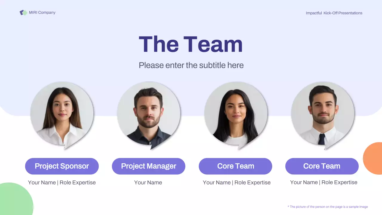 Purple Orange Basic Kick-off Meetings Presentation