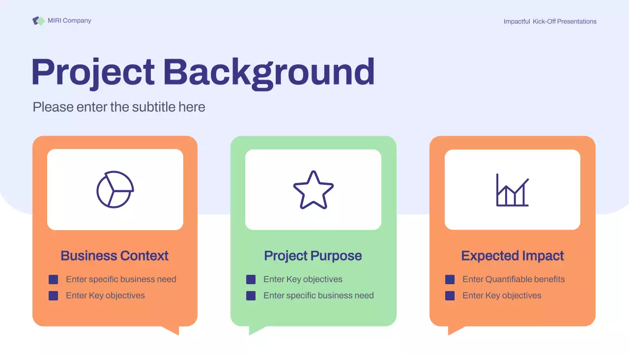 Purple Orange Basic Kick-off Meetings Presentation