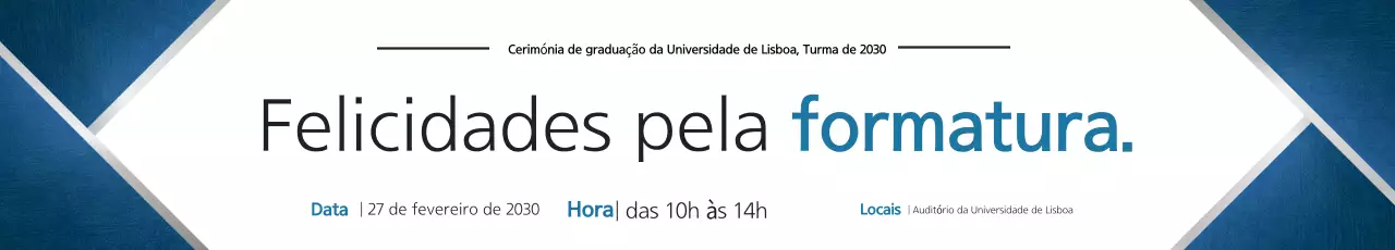 Promova uma bonita festa de formatura da faculdade em azul-marinho e prateado