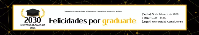 Promueva una sencilla celebración de graduación universitaria en amarillo y negro