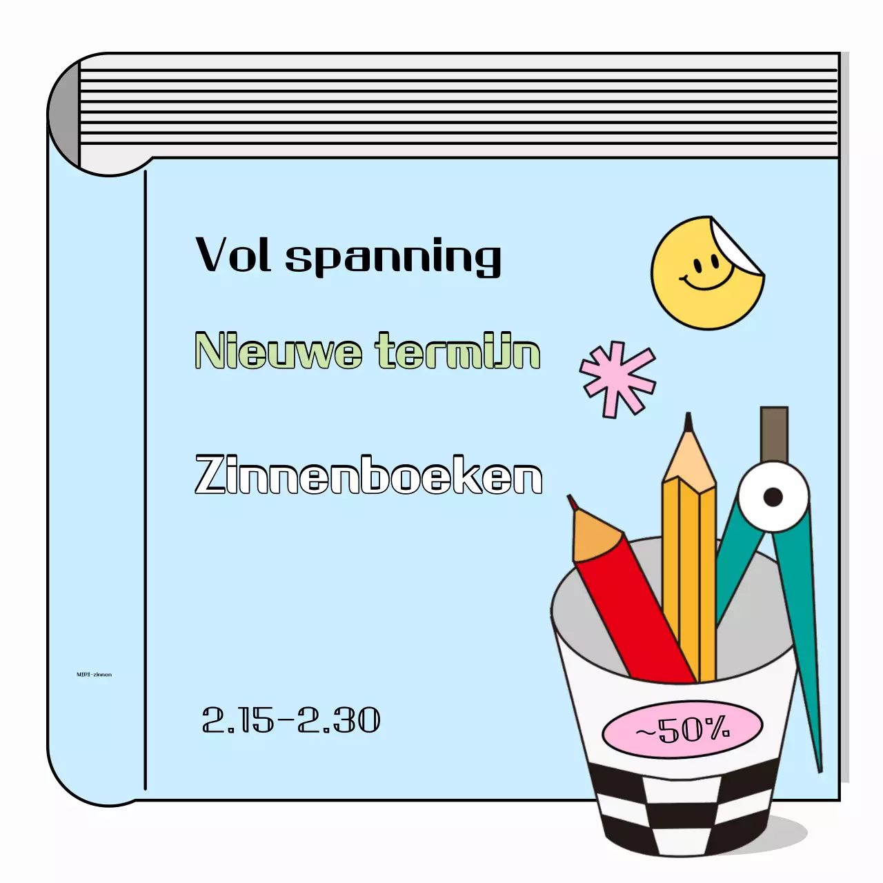 Bespaar op lichtblauw briefpapier