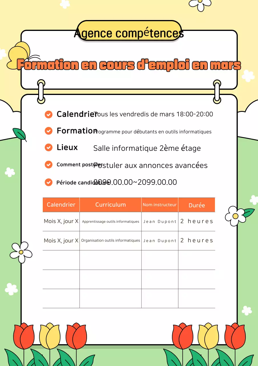 Annonces saisonnières bleu clair