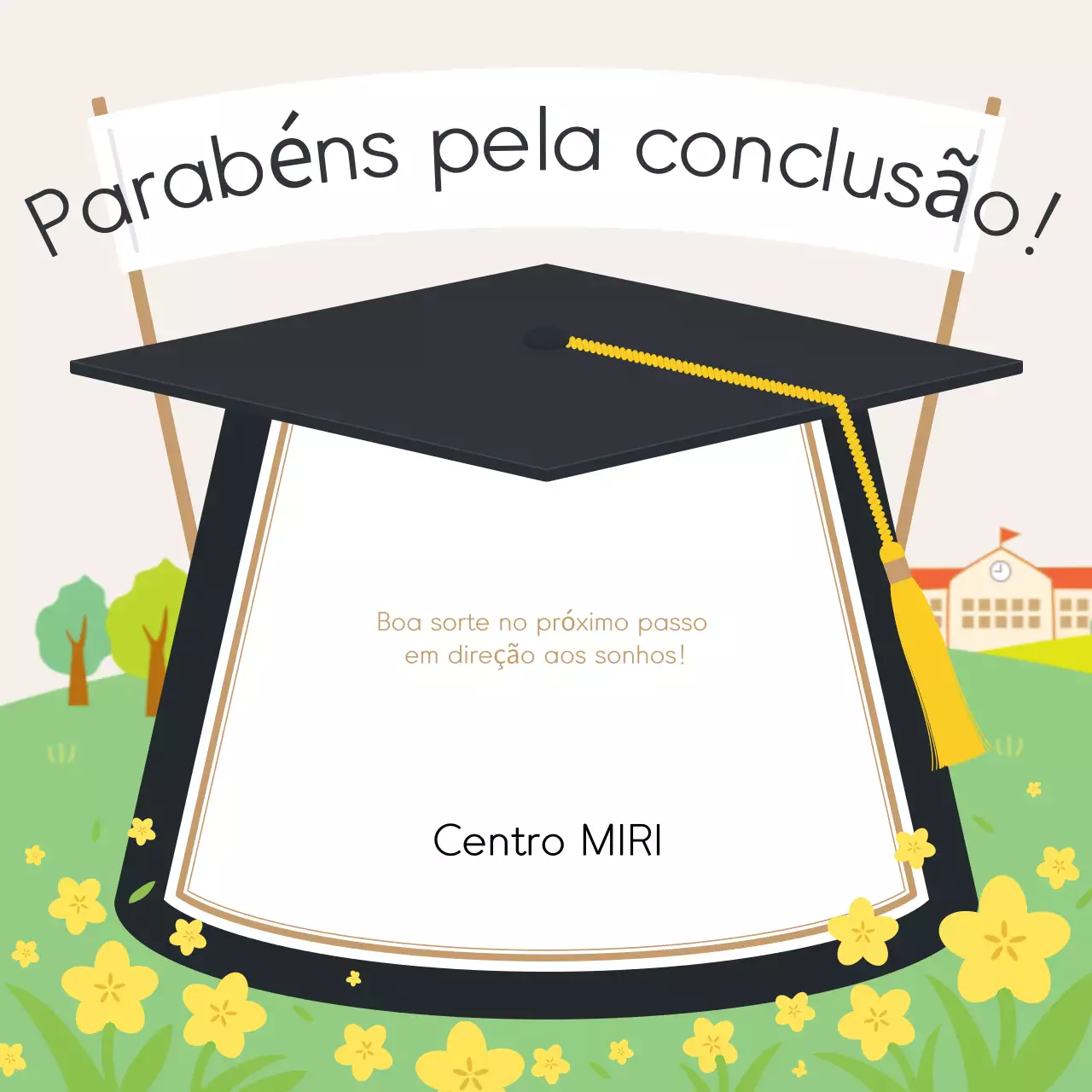 Celebre a sua formatura Ivory Simple