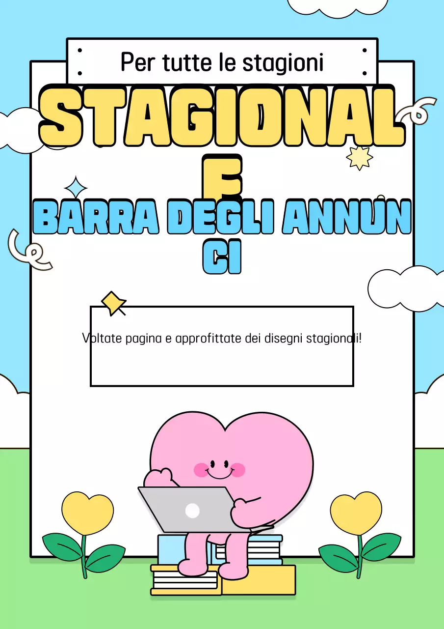 Annunci stagionali azzurri