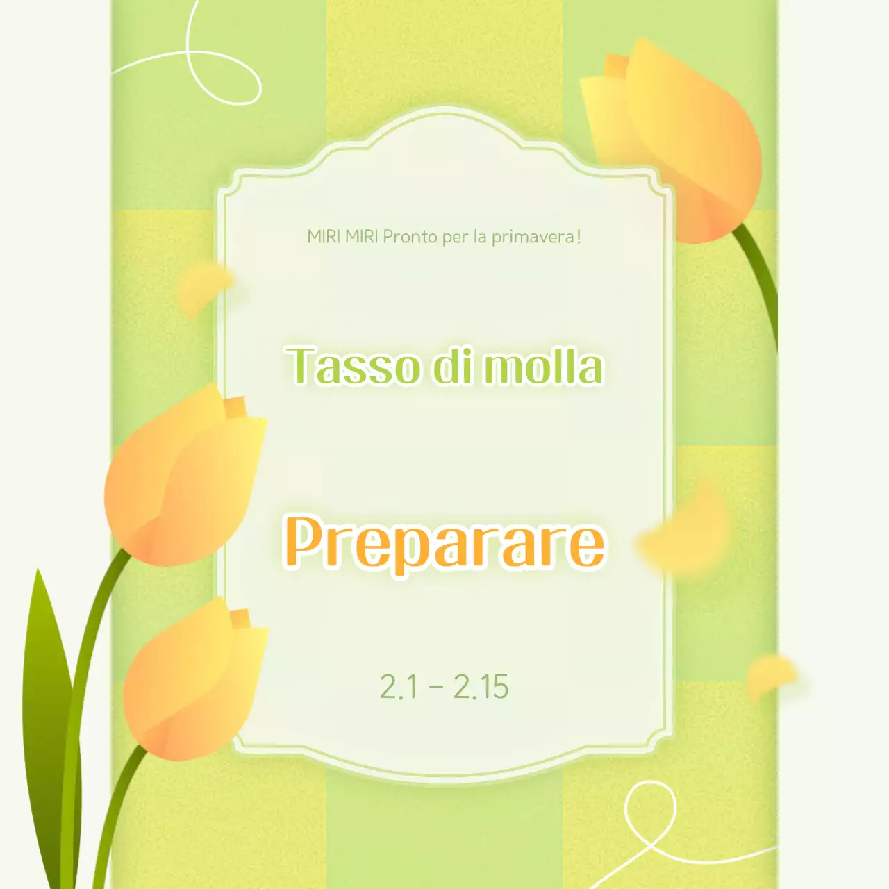 Celebrazione annuale della primavera semplice