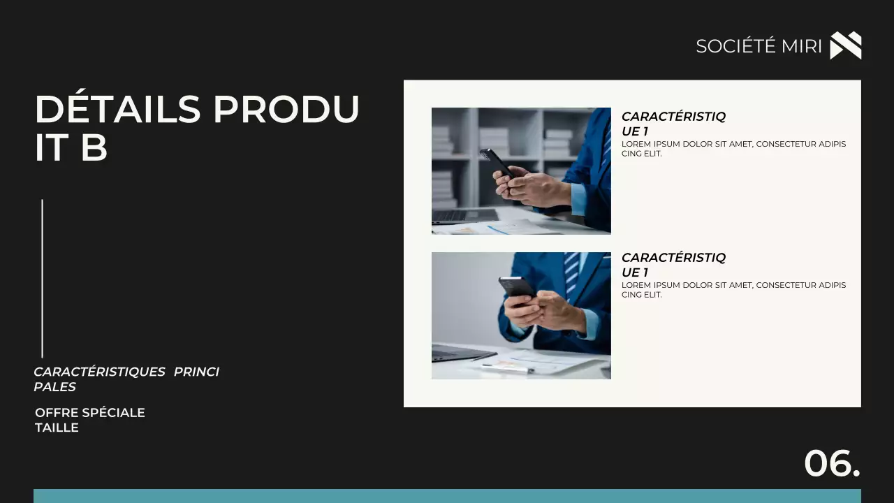 Présentation moderne et noire de la promotion du commerce électronique