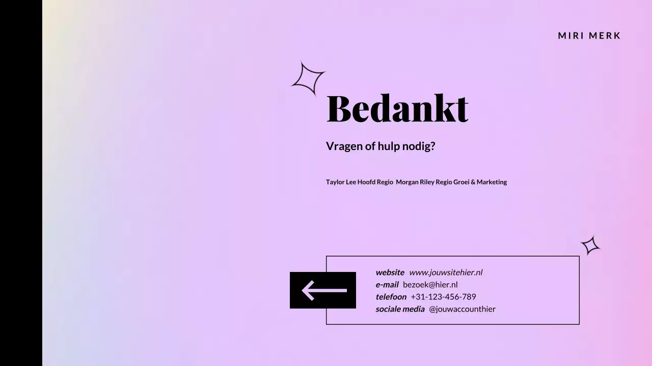 promotie roze elegante productcatalogus