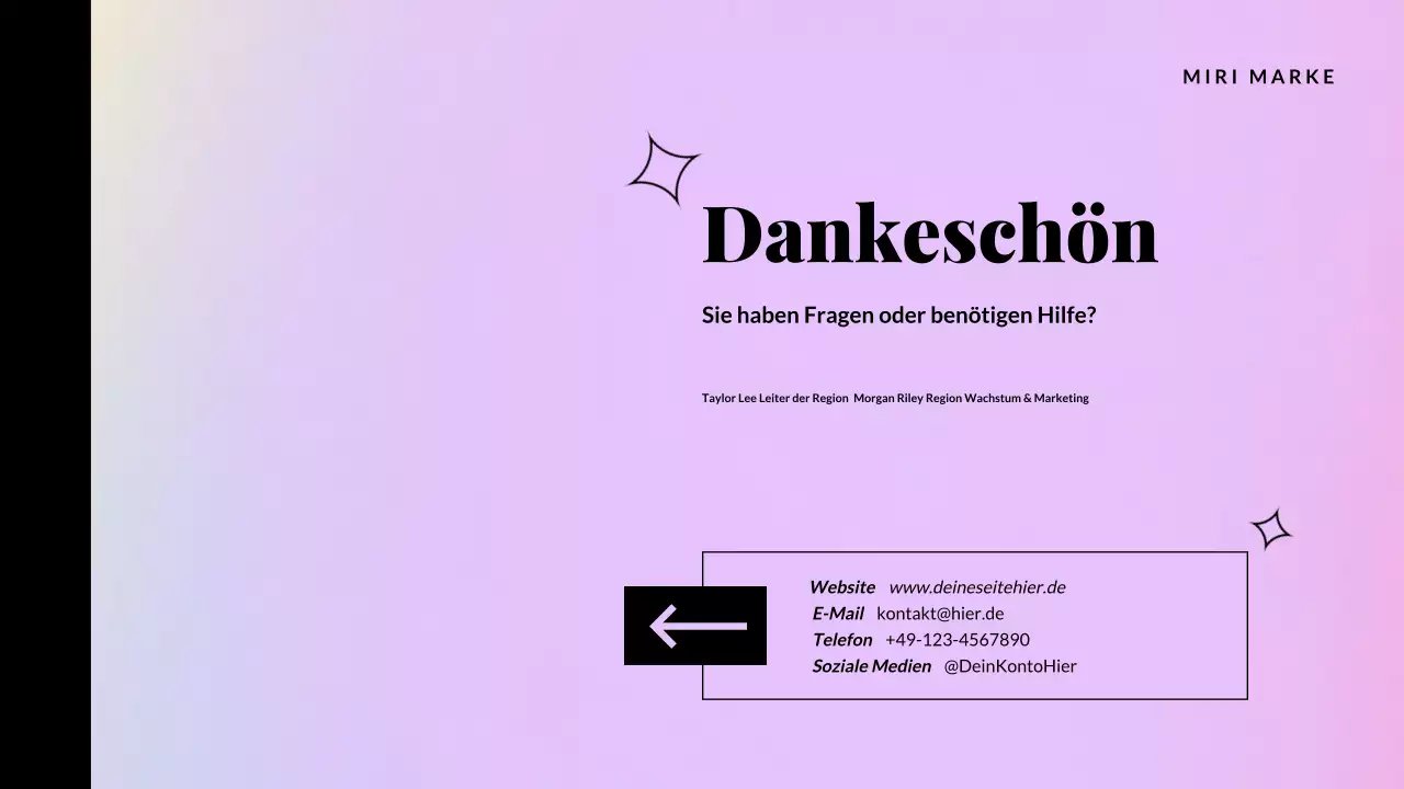 Rosa eleganter Produktkatalog Promotion