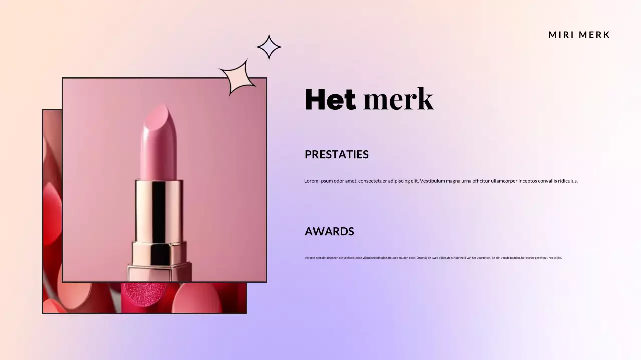 promotie roze elegante productcatalogus
