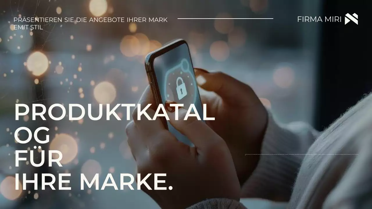 Schwarz Modern E-Commerce Förderung Präsentation