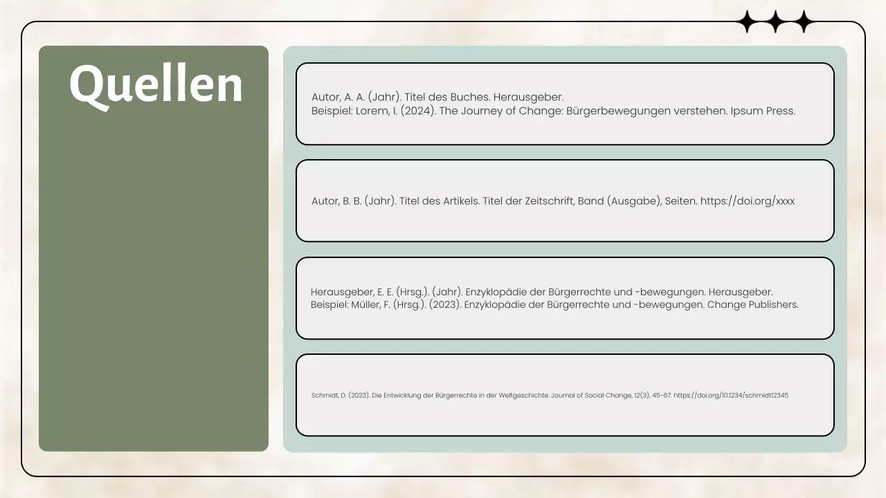 Sage Classic Civil Movements Präsentation